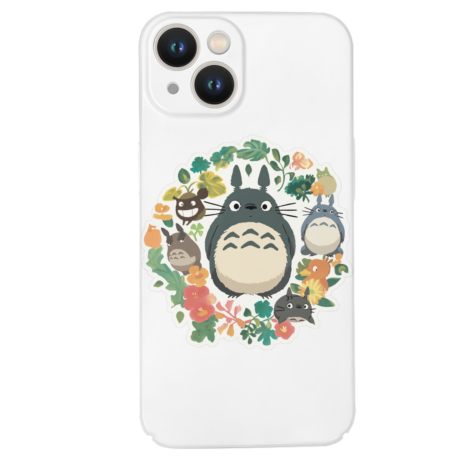 （画像用） となりのトトロ 草壁メイ 草壁サツキ My Neighbor Totoro Satsuki Kusakabe Mei Kusakabe 【iPhone 14シリーズ対応】ハードケース